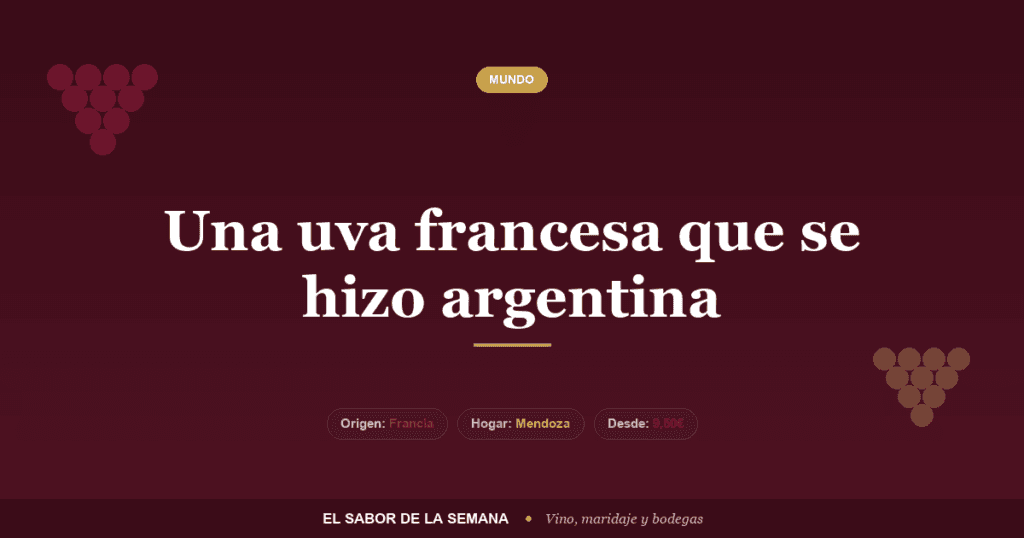 Vinos argentinos, el Malbec de Mendoza