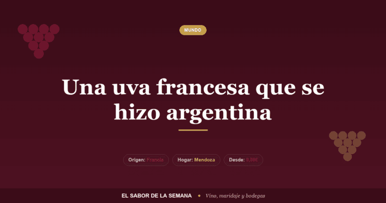 Vinos argentinos, el Malbec de Mendoza
