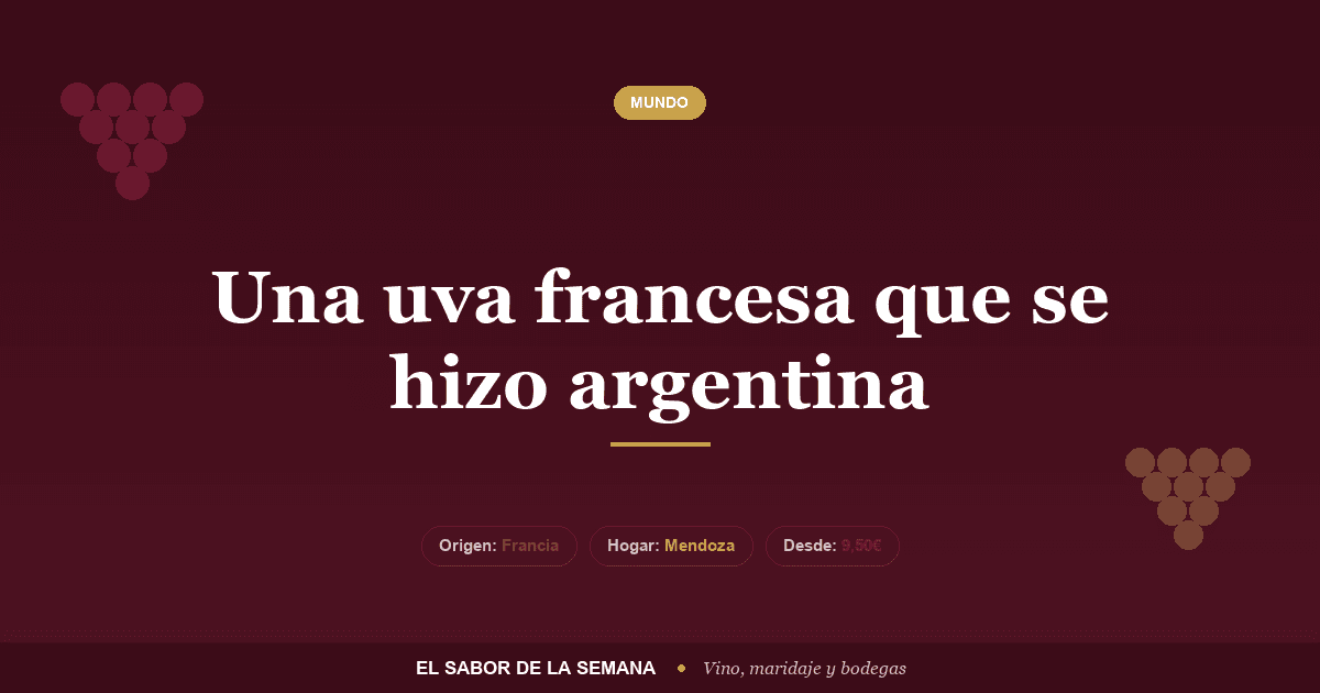 Vinos argentinos, el Malbec de Mendoza